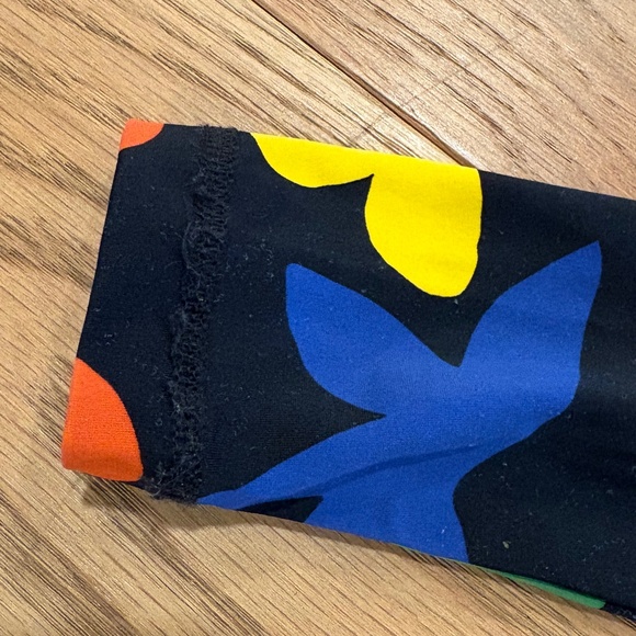 Hanna Andersson Black Printed Long Sleeve Half-Zip One-Piece - Picture 8 of 9